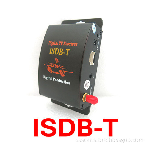 New Mobile Digital TV Tuner Receiver Car One Seg ISDB-T with 2 Video Output